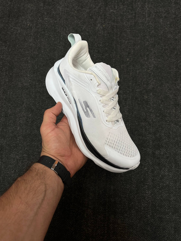 کتونی اسکیچرز MAX RUN مردانه سفید